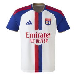 Koszulka domowa OL 2026/27. Białe t-shirty sportowe męskie Adidas, l, bez ramiączek, do piłki nożnej, climacool (adidas). Za 429.50 zł.