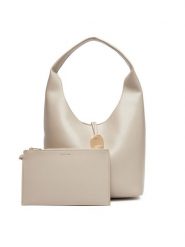 Calvin Klein Jeans Torebka Stone Lock Slouchy Small Shoulde LV04K3176G Écru. Torebki klasyczne damskie Calvin Klein Jeans, bez wzorów, z jeansu, bez dodatków. Za 479.99 zł.