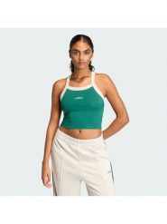 Adidas Top Seasonal Essentials Colorpop JZ0195 Zielony Slim Fit. Zielone topy damskie Adidas, s, bez wzorów, z bawełny, bez kołnierzyka. Za 108.99 zł.