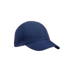 Czapka trekkingowa z daszkiem TREK 100. Niebieskie czapki męskie FORCLAZ, bez wzorów, z materiału. Za 14.99 zł.