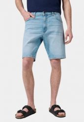MESKIE SZORTY WRANGLER TEXAS SHORTS SUNRISE 112362338. Szorty męskie Wrangler, z jeansu, bez kołnierzyka. Za 169.99 zł.