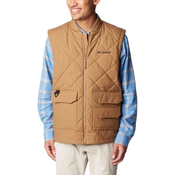Kamizelka męska Columbia Rad Padded. Brązowe kamizelki męskie Columbia, m. W wyprzedaży za 447.00 zł.