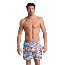 Spodenki plażowe Water Prints Beach Boxer Ao. Białe kąpielówki męskie Arena, xl, bez wzorów, do pływania. Za 179.99 zł.