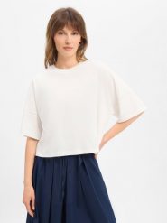 Drykorn Koszulka damska - Kusia Kobiety Bawełna biały, L. Białe t-shirty damskie Drykorn, l, bez wzorów, z bawełny, bez kołnierzyka. Za 269.95 zł.