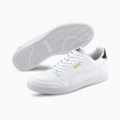 Puma Buty Shuffle 30966801. Białe buty sportowe na co dzień męskie Puma, bez zapięcia. Za 179.99 zł.