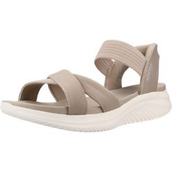 Sandały SKECHERS ULTRA FLEX 3.0 SANDAL NEV Szary. Brązowe obuwie trekkingowe damskie Skechers. Za 344.99 zł.