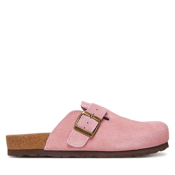 Klapki DeeZee. Czerwone klapki damskie DeeZee, bez wzorów, bez obcasa. Za 169.99 zł.