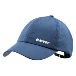 Czapka z daszkiem Hi-Tec Nesis. Niebieskie czapki męskie Hi-tec, bez wzorów, z materiału, klasyczne. Za 52.30 zł.
