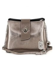 Anna Morellini Skórzana torebka "Santuzza" w kolorze złotym - 22 x 19 x 10 cm rozmiar: onesize. Żółte torebki klasyczne damskie Anna Morellini, bez wzorów, z materiału, bez dodatków. Za 173.99 zł.