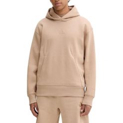 Bluza męska adidas All Szn Fleece. Brązowe bluzy bez kaptura męskie Adidas, m, z bawełny. Za 200.99 zł.