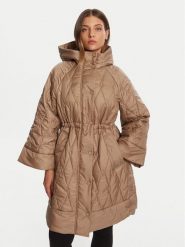 Barbour Parka LQU1846BE31 Beżowy Regular Fit. Brązowe parki damskie Barbour, bez wzorów, z syntetyku. Za 1,389.00 zł.