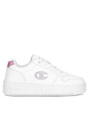 Champion Sneakersy RD18 PLAT GLITTER G GS S32872-WW010 Biały. Białe buty sportowe dziewczęce CHAMPION, bez wzorów, z tworzywa sztucznego, bez zapięcia. Za 159.99 zł.