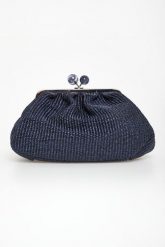 Torebka z raffi Pasticcino Fortuna WEEKEND MAX MARA. Torebki klasyczne damskie Max Mara Accessori, bez wzorów, bez dodatków. Za 1,579.00 zł.