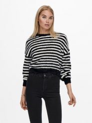 ONLY Sweter 15235973 Écru Regular Fit. Swetry klasyczne damskie Only, xs, z syntetyku, bez kołnierzyka. Za 139.99 zł.