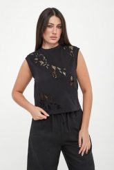 Top damski koronkowy TWINSET. Topy damskie Twinset Milano, xs, bez wzorów, z koronki, bez kołnierzyka. Za 629.00 zł.