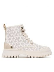MICHAEL Michael Kors Trapery MK02734257 Écru. Kozaki dziewczęce MICHAEL Michael Kors, bez wzorów, ze skóry, bez obcasa. Za 489.99 zł.