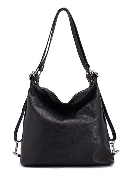 Anna Morellini Skórzana torebka "Ylenia" w kolorze czarnym - 30 x 39 x 16 cm rozmiar: onesize. Czarne torebki klasyczne damskie Anna Morellini, bez wzorów, z materiału, bez dodatków. Za 304.99 zł.