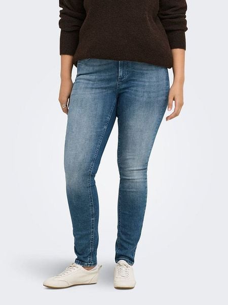 ONLY Carmakoma Dżinsy - Skinny fit - w kolorze niebieskim rozmiar: 42/L32. Niebieskie jeansy damskie Only Carmakoma. Za 204.95 zł.