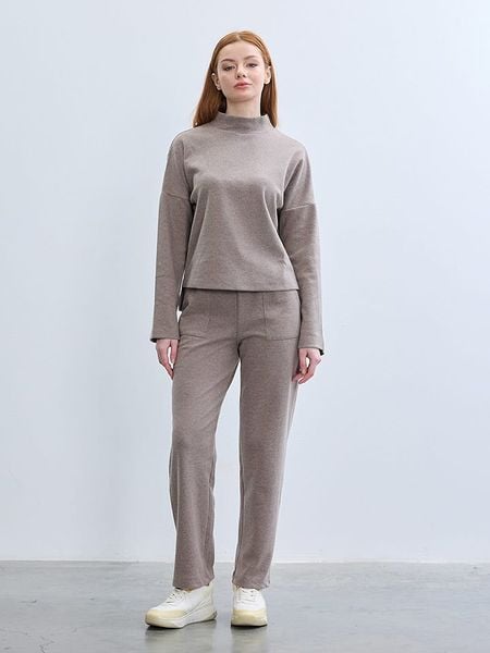 BGN Spodnie w kolorze szarobrązowym rozmiar: 40. Brązowe spodnie materiałowe damskie BGN, bez wzorów, z materiału. Za 134.85 zł.