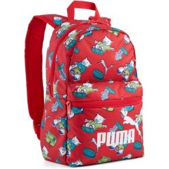 Plecak Puma Phase Aop Small Backpack Frosted IV 13L. Czerwone plecaki damskie Puma, bez wzorów, z materiału. Za 190.00 zł.