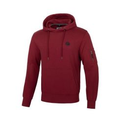 Bluza męska Pitbull z kapturem Terry Everts. Brązowe bluzy sportowe męskie PITBULL, bez wzorów, sportowe, bez kołnierzyka, bez ramiączek. W wyprzedaży za 139.00 zł.