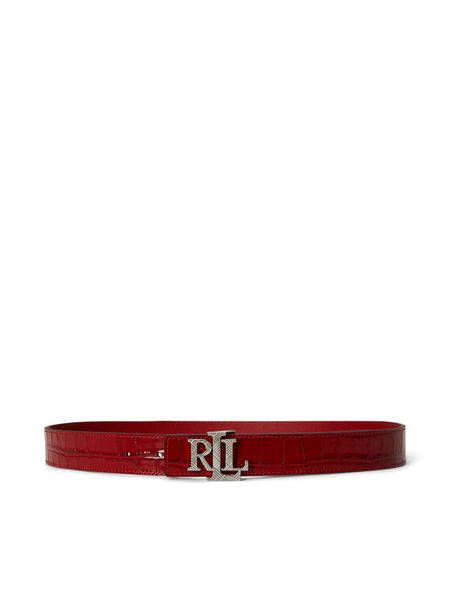 LAUREN RALPH LAUREN Pasek 412P18557002 Czerwony. Czerwone paski damskie Lauren Ralph Lauren, bez wzorów. Za 519.99 zł.