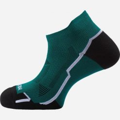 Skarpety do biegania w terenie Millet Intense Low Socks Czarny. Zielone skarpetki damskie Millet, bez wzorów, z tkaniny. Za 80.00 zł.