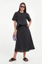 Spódnica lniana Gergo WEEKEND MAX MARA. Spódniczki damskie Weekend Max Mara, m, bez wzorów. Za 1,469.00 zł.