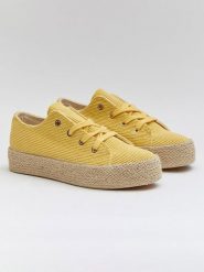 Bellucci Espadryle w kolorze żółtym rozmiar: 41. Żółte espadryle damskie Bellucci, bez wzorów, bez obcasa, na platformie. Za 127.65 zł.
