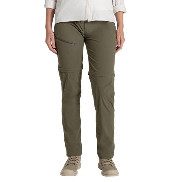 Spodnie Damskie Pro III Nosilife Convertible Trousers. Zielone spodnie dresowe damskie CRAGHOPPERS, na lato, bez wzorów. Za 385.99 zł.