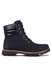 Luhta Trapery Tunteva 78563 400 L Czarny. Czarne buty zimowe męskie Luhta, ze skóry, bez zapięcia. Za 449.99 zł.