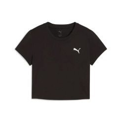 Koszulka Puma Wardrobe Ess Baby. Czarne bluzki sportowe damskie Puma, m, bez kołnierzyka, bez ramiączek. Za 186.00 zł.