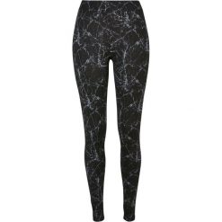 Legginsy damskie Urban Classics Soft AOP. Czarne legginsy damskie Urban Classics, bez wzorów. Za 134.50 zł.