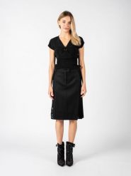 Pinko Spódnica "Glorietta" | 1G18G7 V09X I Glorietta | Kobieta | Czarny. Czarne spódniczki damskie Pinko, bez wzorów, z elastanu, proste. W wyprzedaży za 389.00 zł.