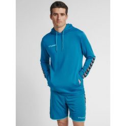 Bluza do piłki ręcznej męska Hummel hml AUTHENTIC Poly. Niebieskie bluzy bez kaptura męskie HUMMEL, m. W wyprzedaży za 167.00 zł.