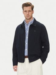 Tommy Hilfiger Kurtka przejściowa MW0MW38715 Granatowy Regular Fit. Niebieskie kurtki męskie Tommy Hilfiger, m, bez wzorów, z bawełny, bez kaptura. Za 419.99 zł.