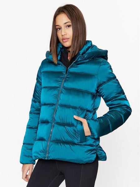 CMP Kurtka zimowa 33K3676 Turkusowy Regular Fit. Niebieskie kurtki damskie CMP, na zimę, bez wzorów, z syntetyku, bez kaptura. Za 459.99 zł.