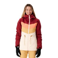 Kurtka snowboardowa damska Rip Curl Rider Betty. Brązowe kurtki damskie Rip Curl, na zimę, xs, bez wzorów, bez kaptura. Za 369.99 zł.