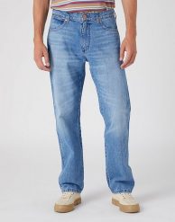 WRANGLER FRONTIER MĘSKIE SPODNIE JEANSOWE JEANSY BLUE BILL W16VEH40O 112330961. Niebieskie jeansy męskie Wrangler. Za 279.99 zł.