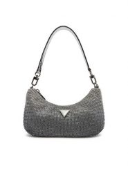 Guess Torebka HWOY93 50720 Srebrny. Szare torebki klasyczne damskie Guess, z aplikacjami, z materiału, bez dodatków. Za 399.99 zł.