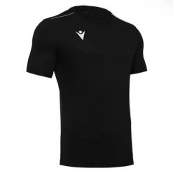 Koszulka Macron Rigel. Niebieskie t-shirty sportowe męskie Macron, l, z materiału, bez ramiączek, na fitness i siłownię. Za 129.00 zł.
