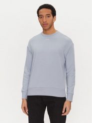 Calvin Klein Bluza Nano Logo K10K112870 Niebieski Regular Fit. Niebieskie bluzy bez kaptura męskie CALVIN KLEIN, m, z bawełny. Za 339.99 zł.