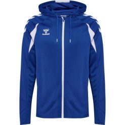 Bluza dresowa z kapturem Hummel Core 2.0. Białe bluzy z kapturem męskie HUMMEL, z dresówki. Za 277.50 zł.