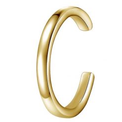 Glanzstücke München Srebrne klamry na ucho srebro wysokiej próby żółte złoto Kolczyki 1 ct Damski. Szare kolczyki damskie Glanzstücke München, pozłacane. Za 119.99 zł.