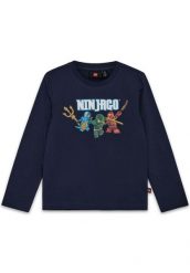 Koszulka dziecięca LEGO NINJAGO Tano 620 z długim rękawem, granatowa. Niebieskie koszulki dziewczęce LEGO, uniwersalny, bez wzorów, z bawełny, bez ramiączek. Za 65.99 zł.