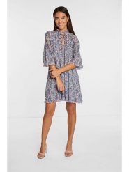 Rich & Royal Sukienka w kolorze jasnoróżowo-niebieskim rozmiar: 36. Niebieskie sukienki damskie Rich & Royal, bez wzorów, bez kołnierzyka, bez ramiączek, mini. Za 285.49 zł.