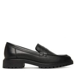 Mokasyny Tamaris. Czarne mokasyny damskie Tamaris. Za 299.99 zł.