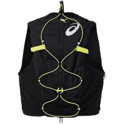 Plecak sportowo-turystyczny dla dorosłych Fujitrail Hydration Vest 7 L. Czarne plecaki damskie Asics, bez wzorów, sportowe. Za 497.00 zł.