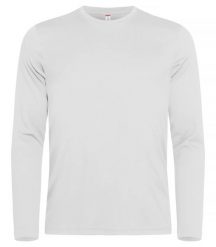 Clique Koszulka Basic Active-T z długim rękawem z spun dyed poliestru – White. Białe koszulki męskie z długim rękawem CLIQUE, xs, z dzianiny. Za 95.74 zł.