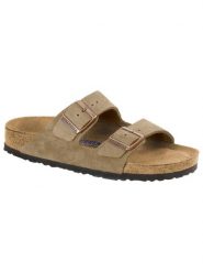 Klapki męskie Birkenstock Arizona Sfb. Brązowe klapki i japonki męskie Birkenstock, z kauczuku. Za 773.50 zł.